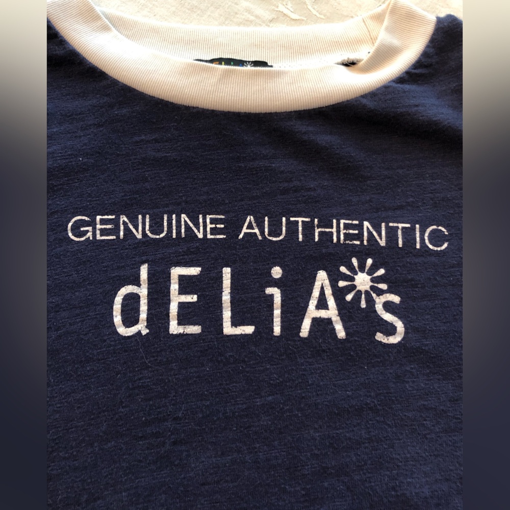 dELiA*s by Dolls Kill The Real Deal oversized ringer tee - Picture 4 of 7